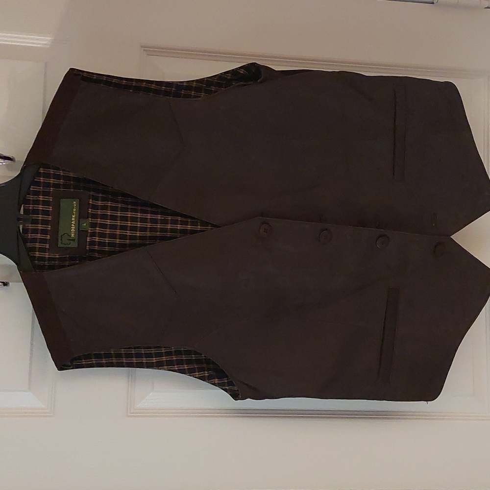 Men's Leather Vest